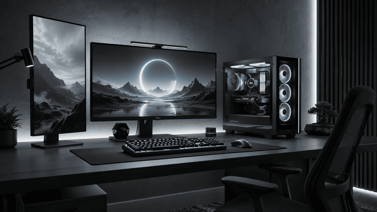 Stable Diffusion用PCで重要なGPUとVRAMをイメージしたデスクトップPC環境